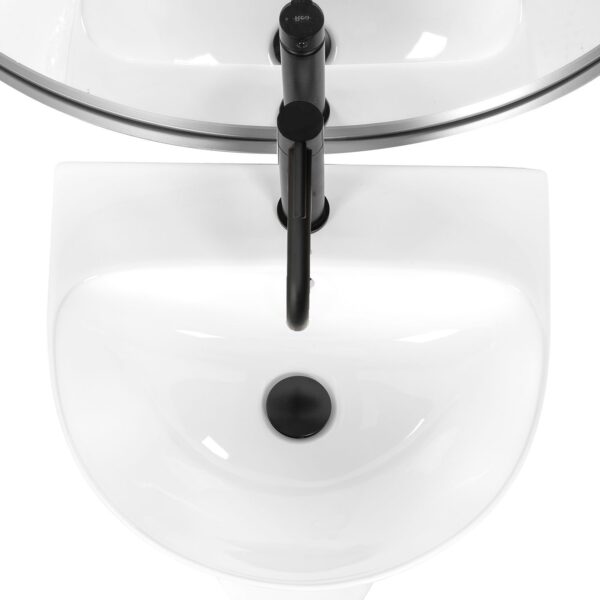 Lavoar de podea freestanding Rea Rita Slim Alb