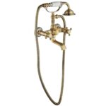 Baterie pentru cadă Rea Rustico Antique Gold - imagine 2
