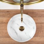 Lavoar pe blat Rea Sami Nature Marble - imagine 2