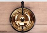 Lavoar pe blat REA Luna Gold/Black - imagine 3