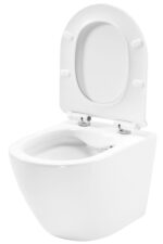 Vas WC suspendabil Rea Carter 24cm N2 Rimless - imagine 2