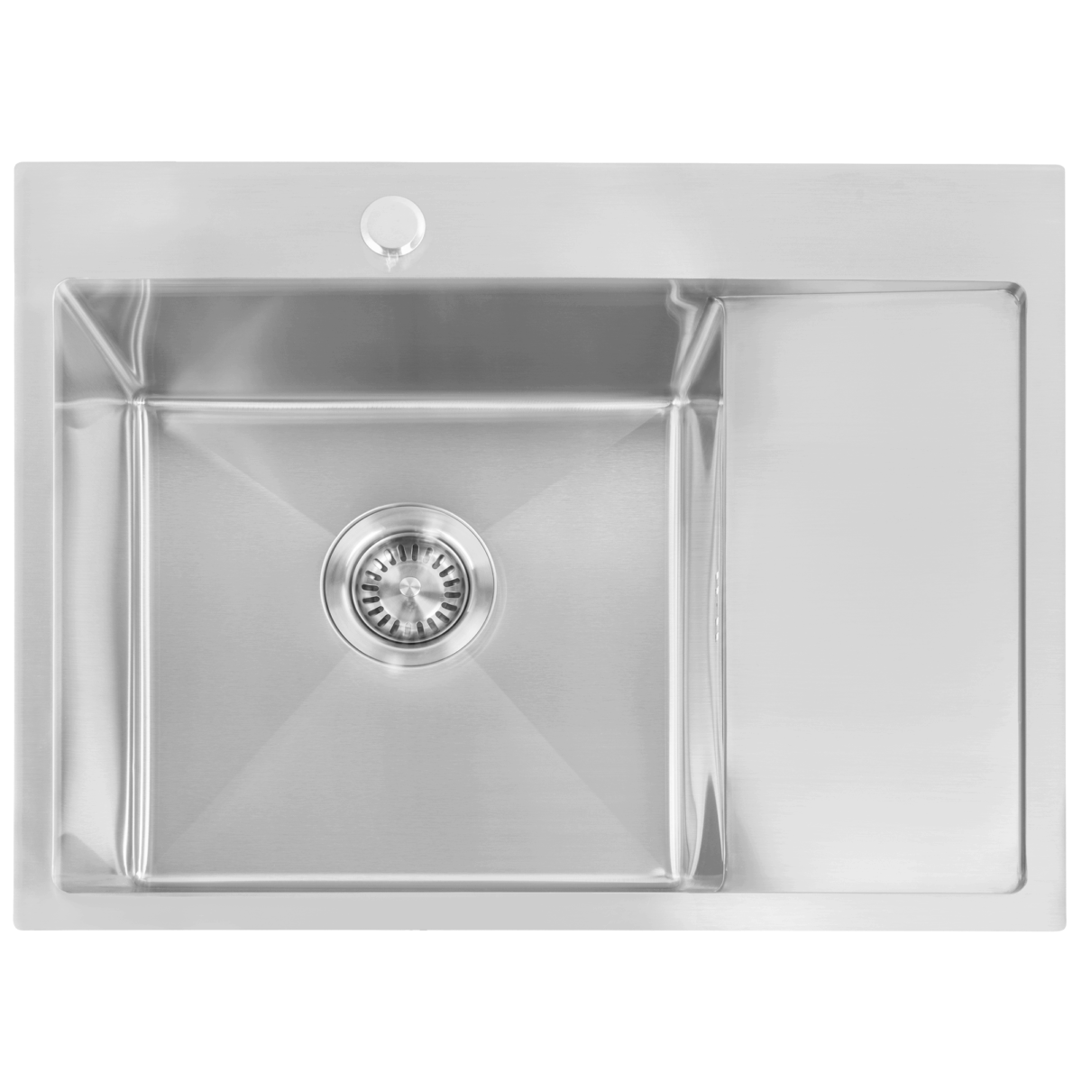 Chiuvetă inox Fin BRUSH NICKEL - imagine 1