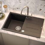 Baterie de bucătărie REA Caren BRUSH NICKEL