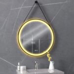 Oglindă Rotundă LED Suspendată pe Curea 70 cm 104 - imagine 7