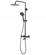 Set de dus cu termostat Lungo Black negru - imagine 2