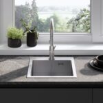 Chiuvetă inox Leo 40 BRUSH NICKEL - imagine 3