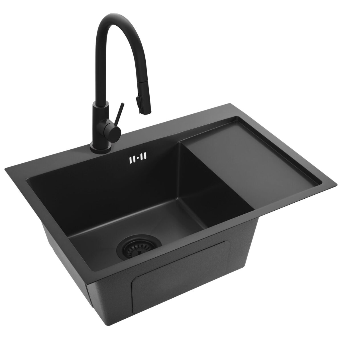 Chiuvetă inox Fin Black - imagine 4