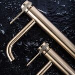 Baterie pentru baie Rea Lungo Grip Brush Gold low