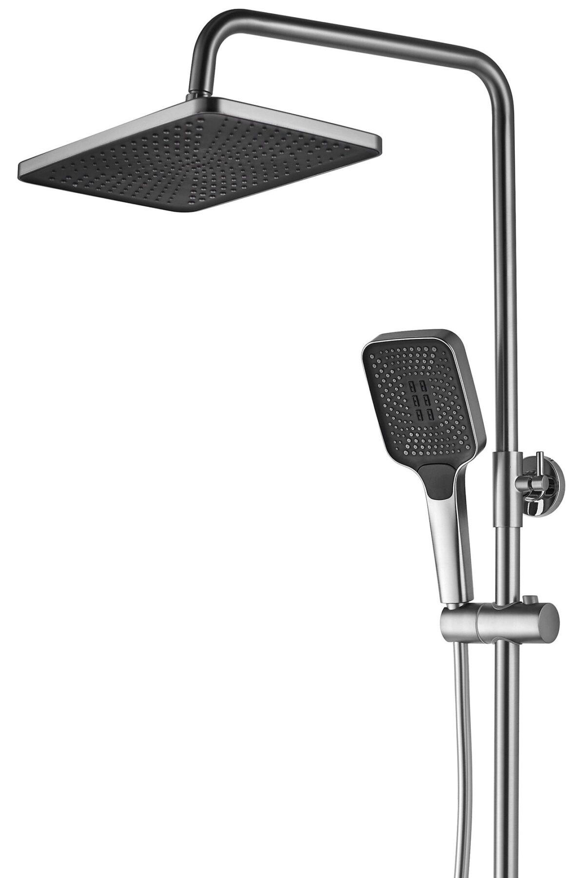 Coloana de dus cu termostat REA ROB Nichel Brush INOX - imagine 6