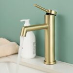 Baterie pentru baie Rea Foss GOLD BRUSH Low - imagine 7