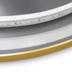 Oglindă LED 60cm MMJ BRUSH GOLD - imagine 7