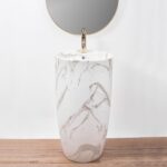 Lavoar de sine stătător Ceramic Rea Anya Lava Matt - imagine 5