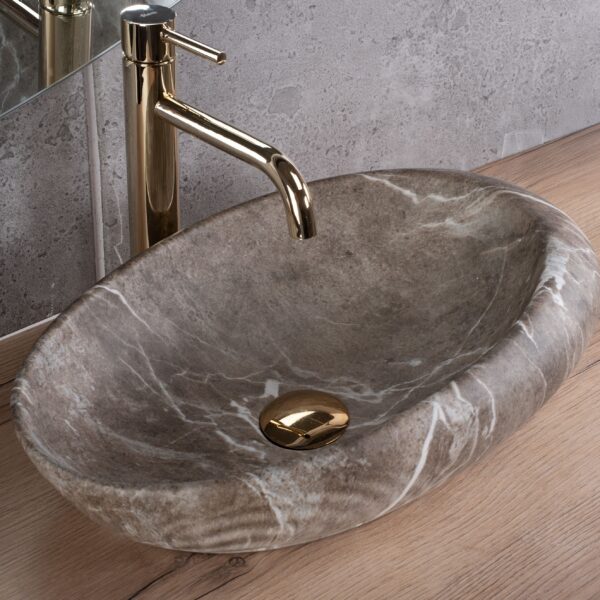 Lavoar pentru blat Rea Roxy B Stone NATURE