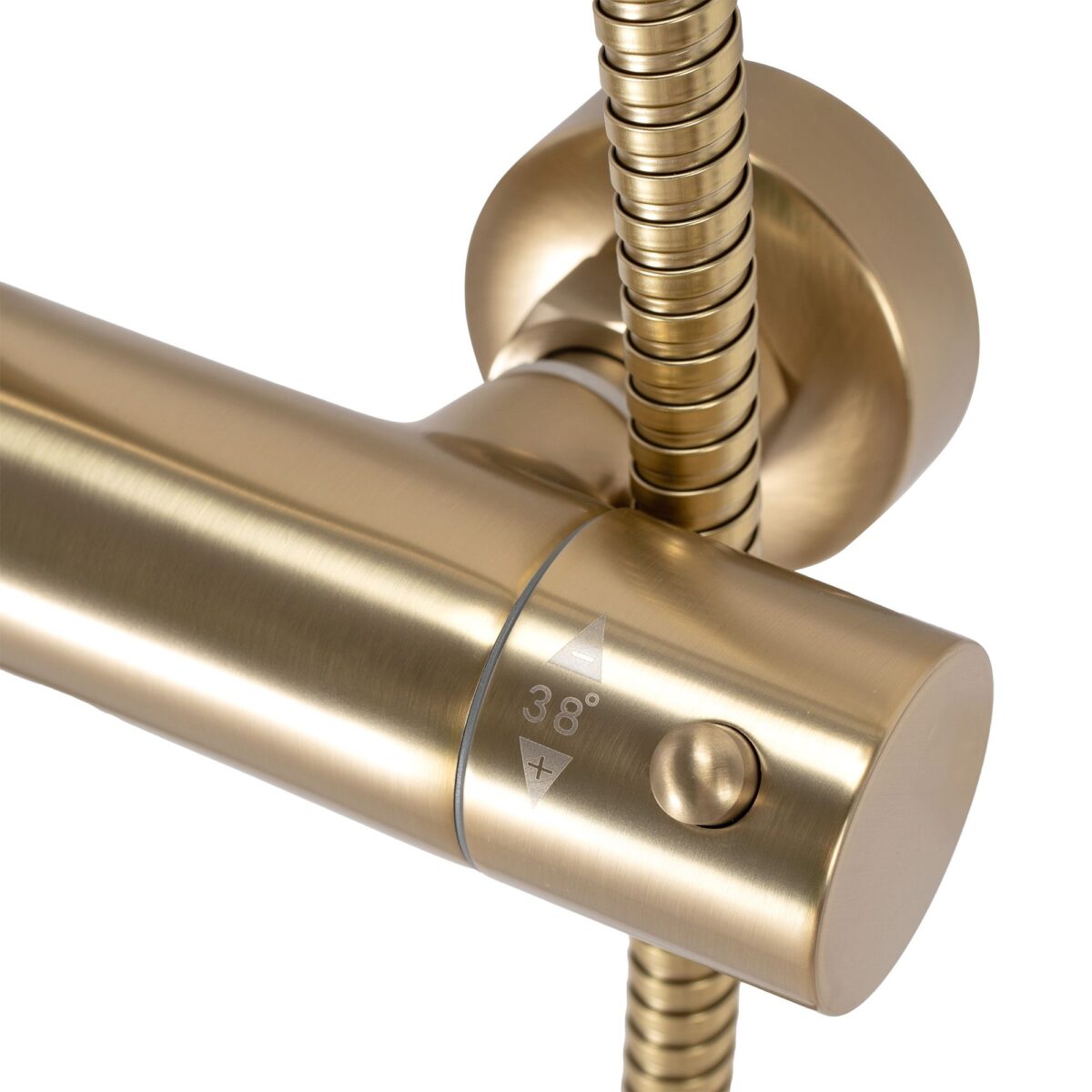 Set dus cu termostat Rea PAROT BRUSHED GOLD - imagine 8