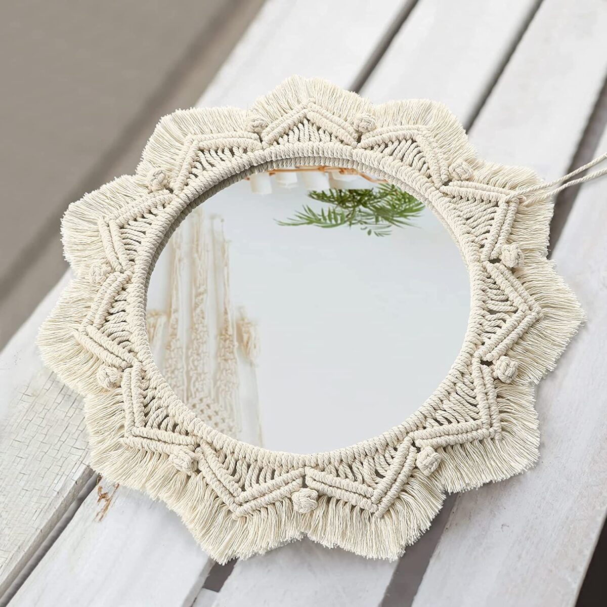 Oglinda perete Boho 50CM 322047 - imagine 1