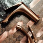 Baterie pentru baie Rea AVALON Copper Brush - imagine 3