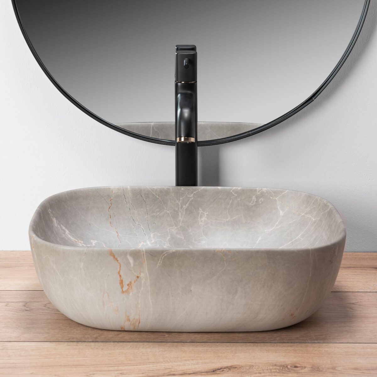 Lavoar pentru blat Rea Livia Bej Beige - imagine 2