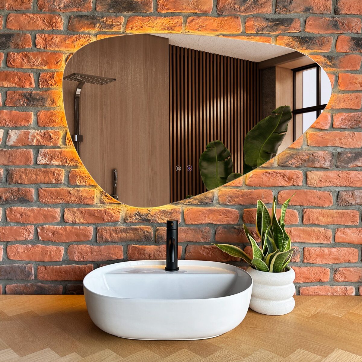 Lavoar pentru blat REA Aura 51 - imagine 3