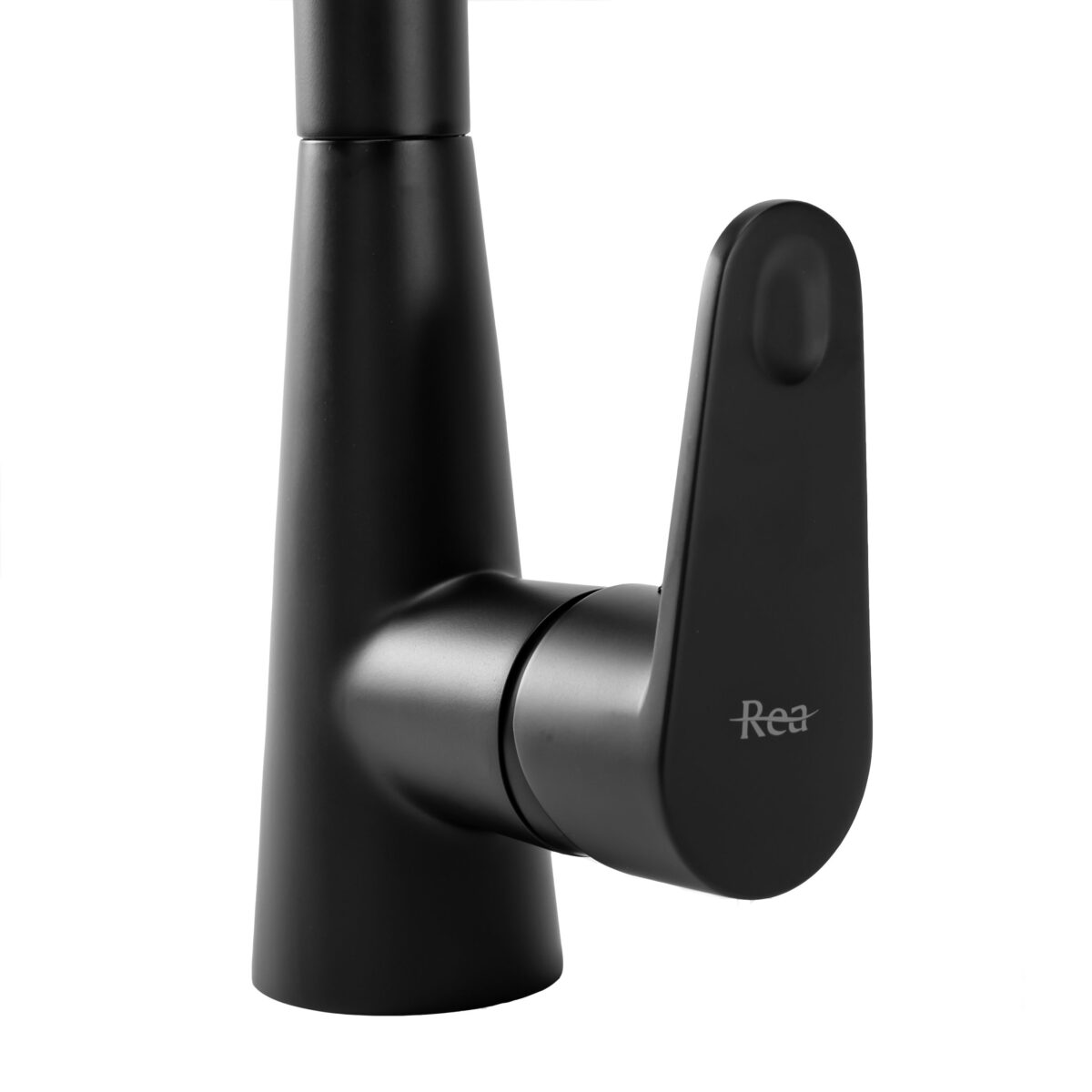 Baterie bucătărie Rea Mild negru mat Dus Extractibil - imagine 5