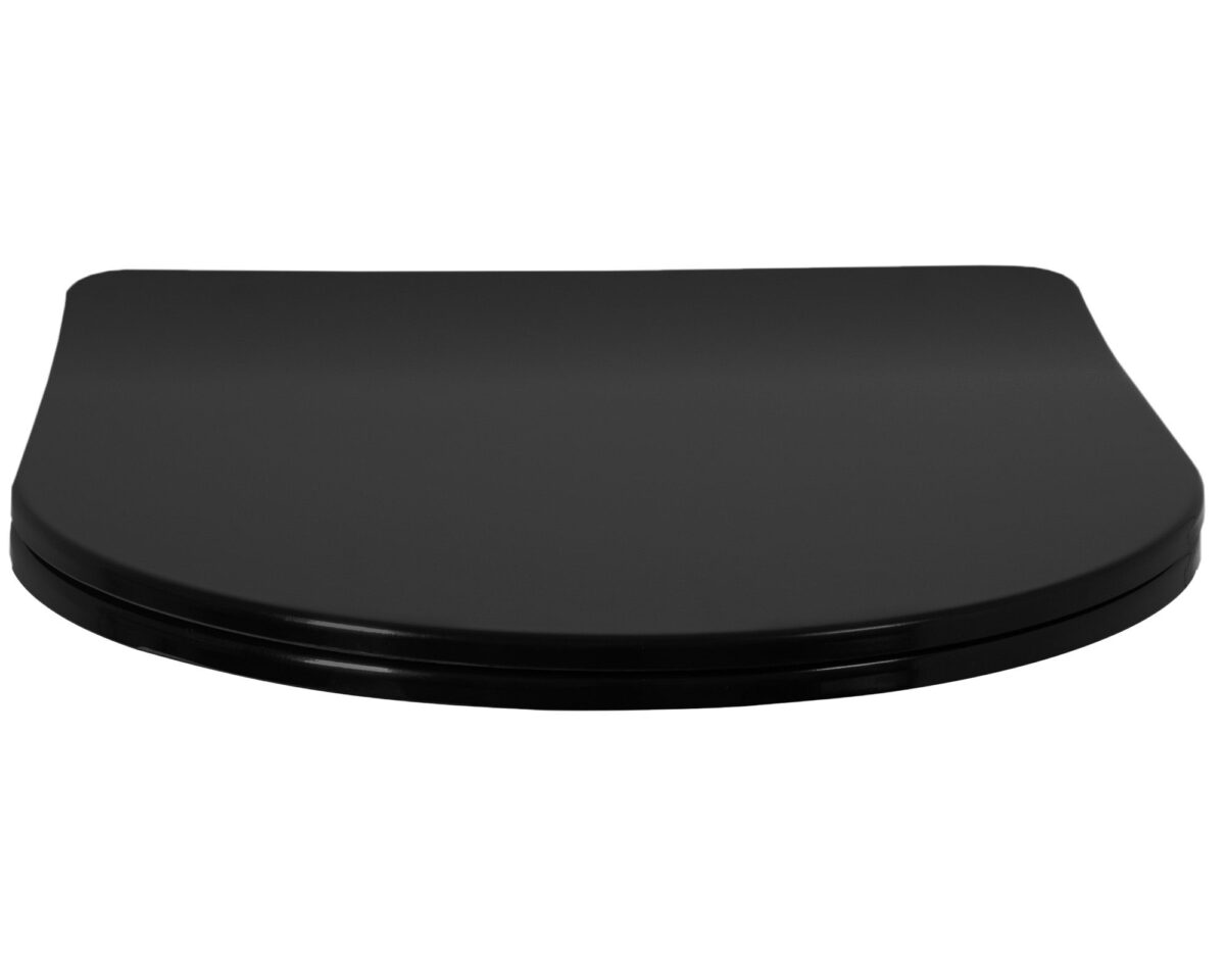 Capac WC CARLO FLAT UF BLACK MATT - imagine 2
