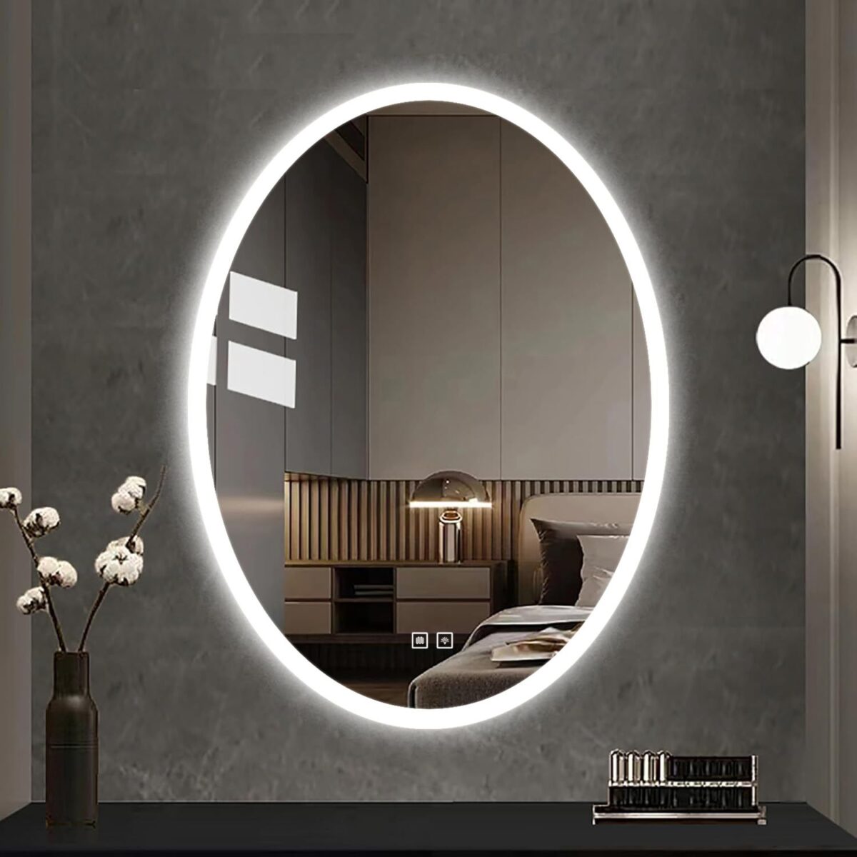 Oglindă LED 60x80cm WWA - imagine 7