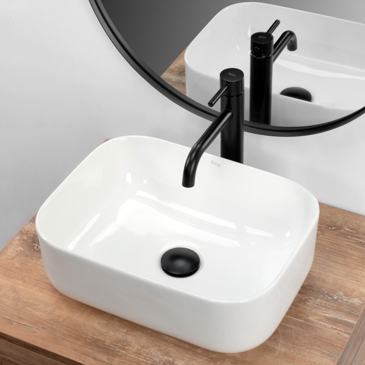 Lavoar pe blat Rea Demi Mini White - imagine 3