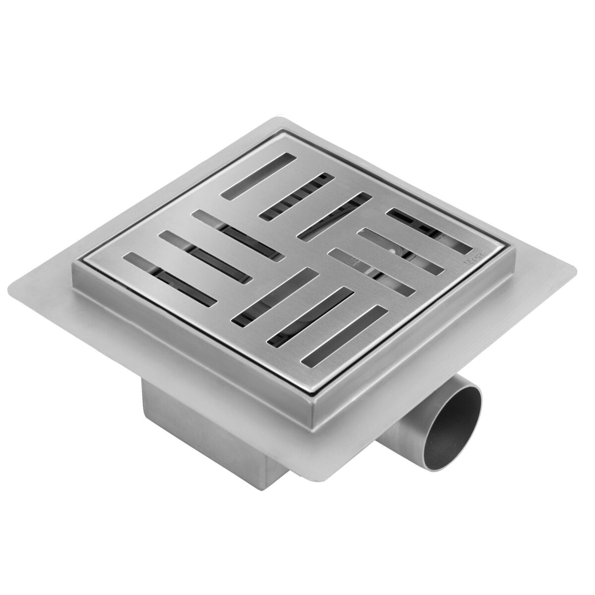 Rigola dus REA CROSS 150x150 Nickel Brush - imagine 2