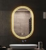 Oglindă LED 80x60cm P10408 - imagine 4
