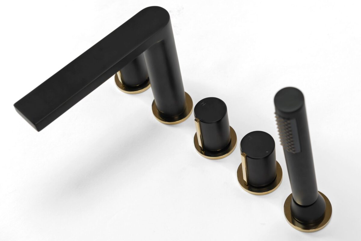 Baterie pentru cada Rea ICON Negru Mat - imagine 2