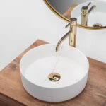 Lavoar pentru blat Rea Sami Marble Mat - imagine 3