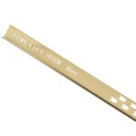 Profil de panta cadita de dus 140cm Brush Gold - imagine 5