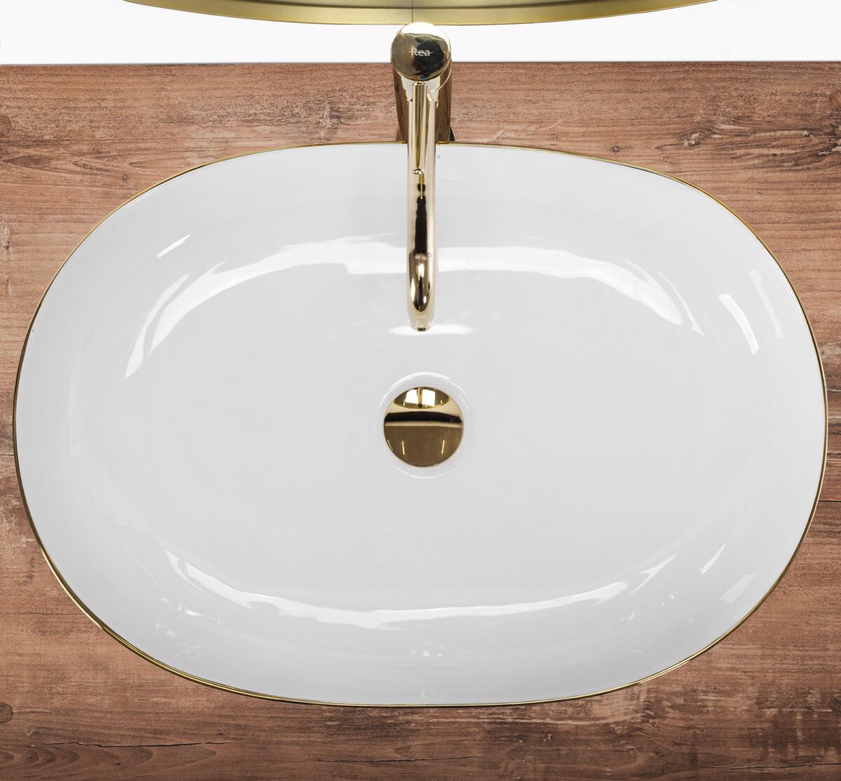 Lavoar de blat Rea CLEO White Gold Edge - imagine 2