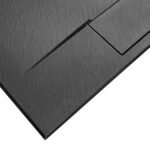 Cadita de dus Bazalt Black 80x120 - imagine 5