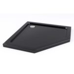 Cadita de dus Diamond Black 90x90 cm negru - imagine 4