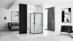 Cabina de dus Rea Space In Black 90x90 - imagine 3