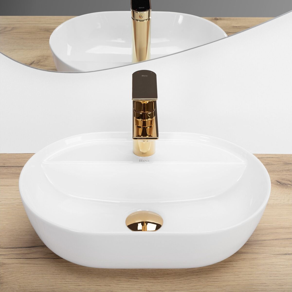 Lavoar pentru blat REA Aura 42 - imagine 2