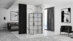 Cabina de dus Rea Molier Black 90x90 - imagine 2