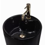 Lavoar de podea freestanding Ceramic BLANKA Negru Black