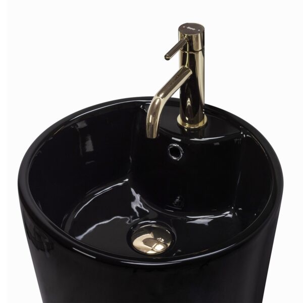 Lavoar de podea freestanding Ceramic BLANKA Negru Black