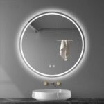 Oglindă LED 80cm MMJ BRUSH SILVER