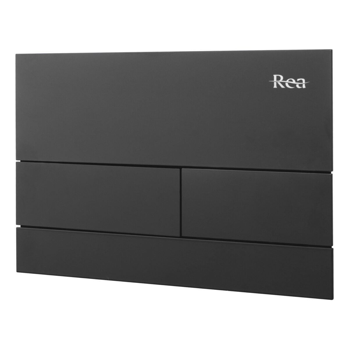 Cadru WC încastrat K011A-Q Rea cu buton T Black - imagine 3