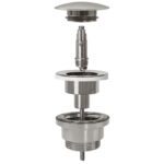 Dop universal pentru lavoar click-clack Rea Nichel INOX
