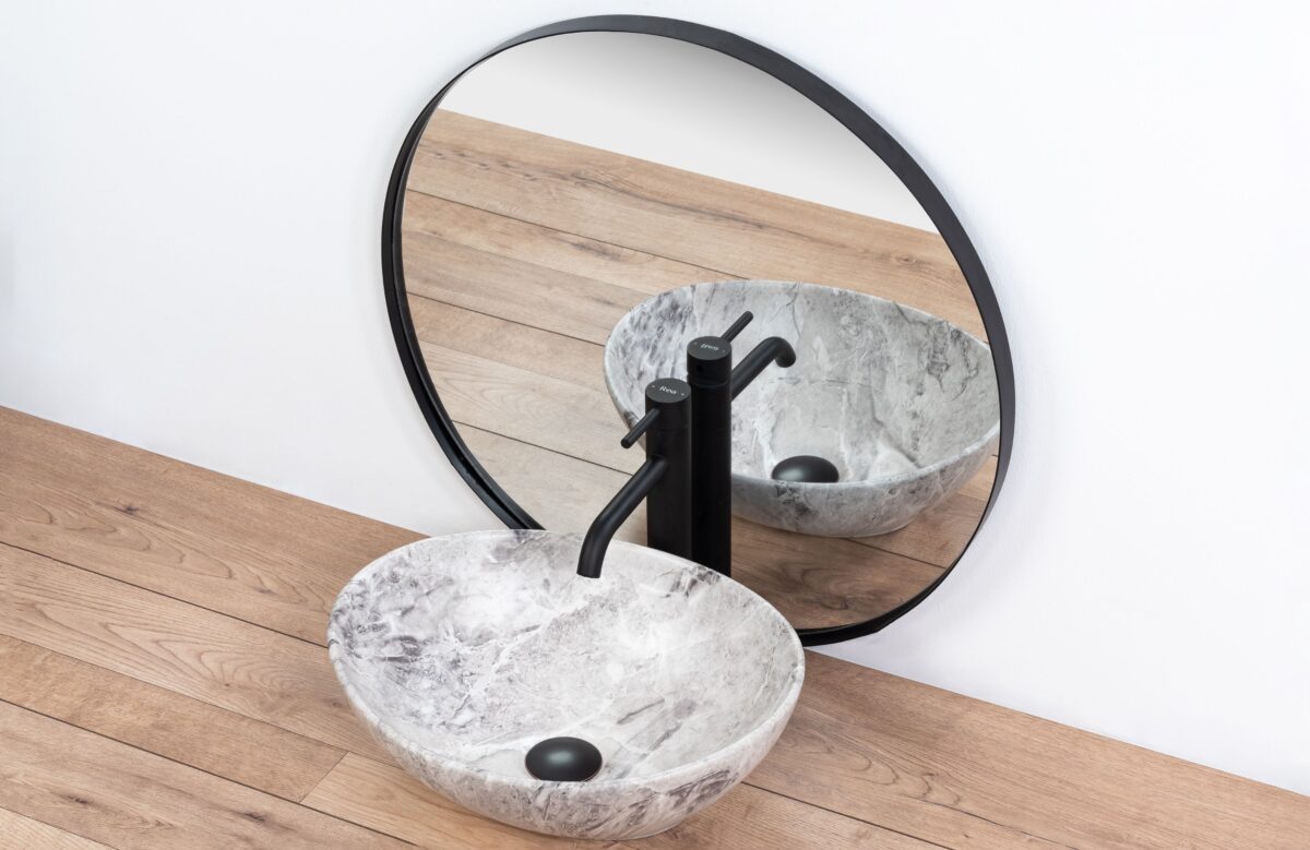 Lavoar pentru blat Rea Sofia Stone - imagine 2