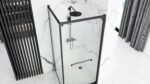 Cabina de dus Rea Space In Black 90x90 - imagine 5