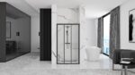 Usa pentru dus Rea Alex Black 100 - imagine 4