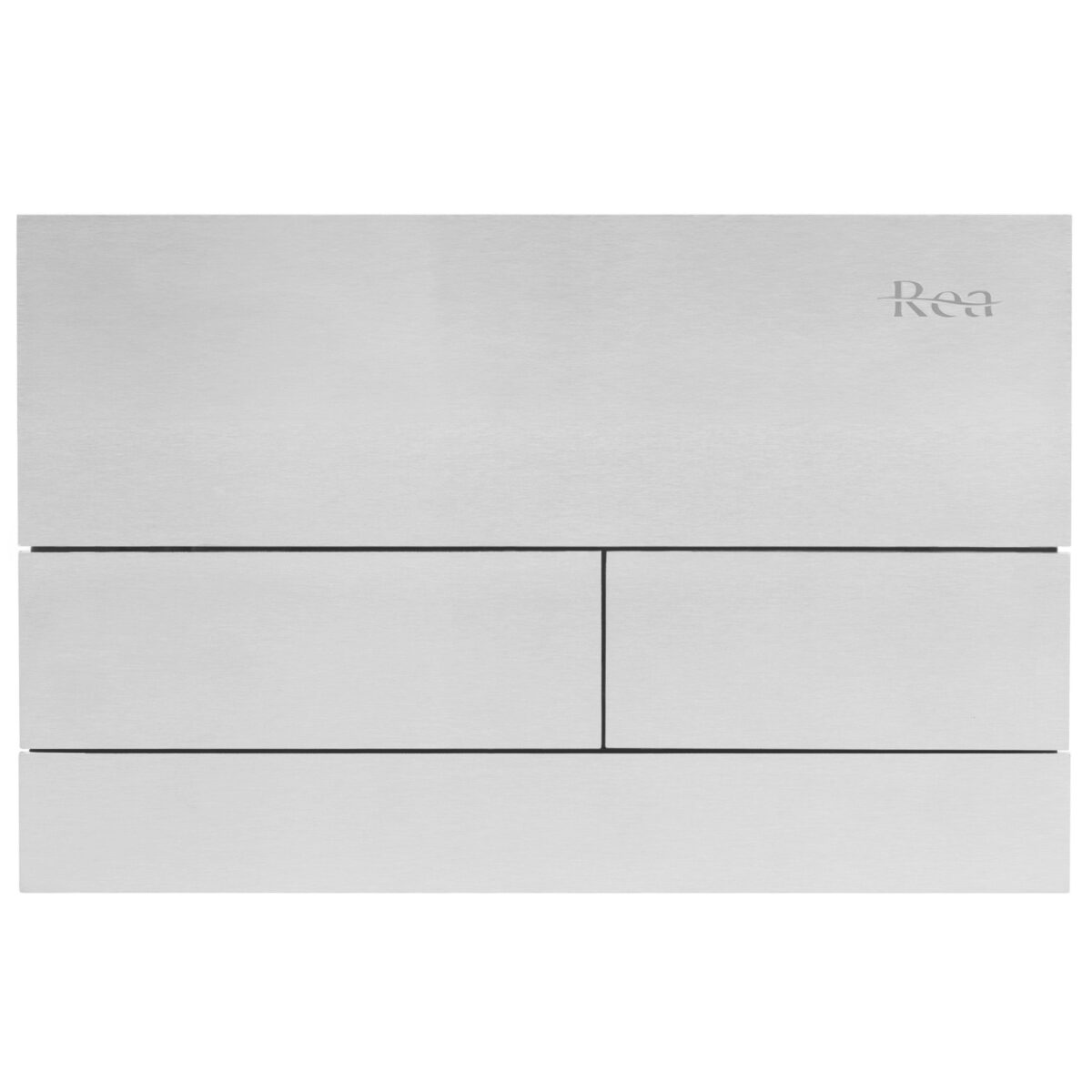 Cadru WC încastrat K011A-Q Rea cu buton T Brush Steel - imagine 2