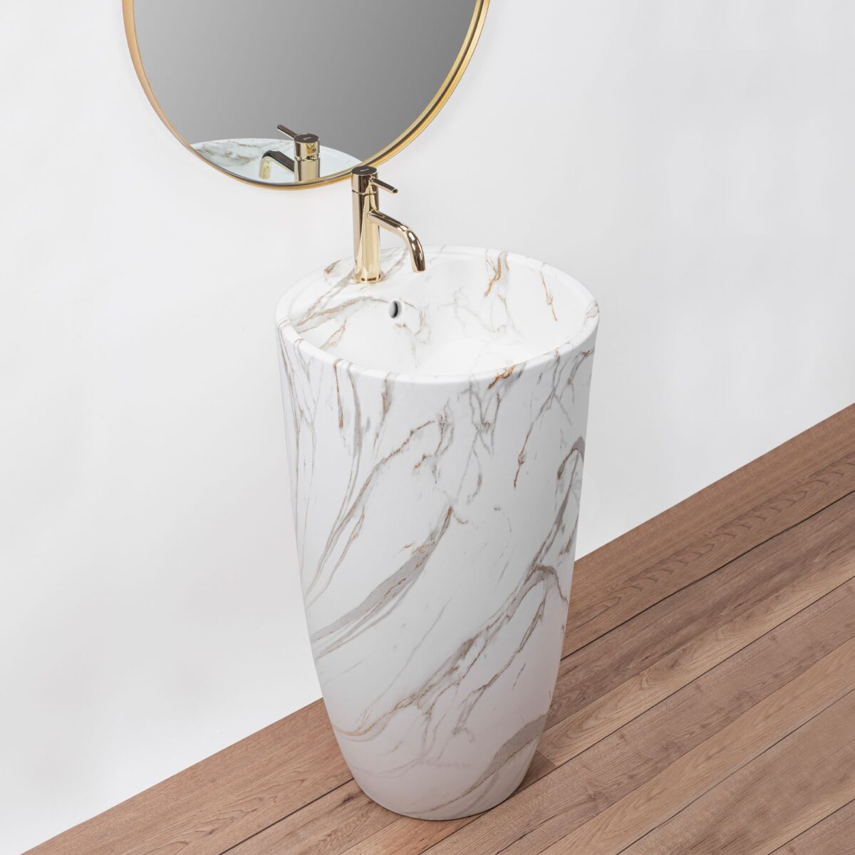 Lavoar de sine stătător Ceramic Rea Anya Lava Matt - imagine 4