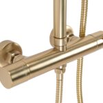 Set dus cu termostat Rea PAROT BRUSHED GOLD