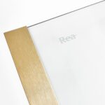 Ușă de duș Rea Montana 100 Gold brush - imagine 4