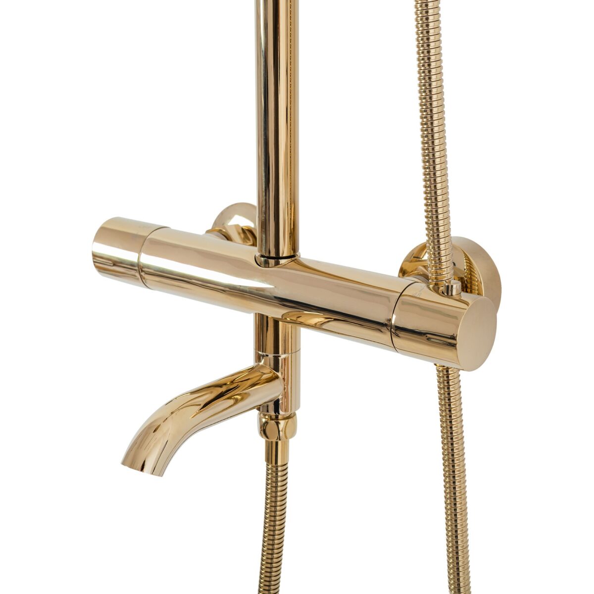Set de dus cu termostat Lungo Gold Auriu - imagine 7